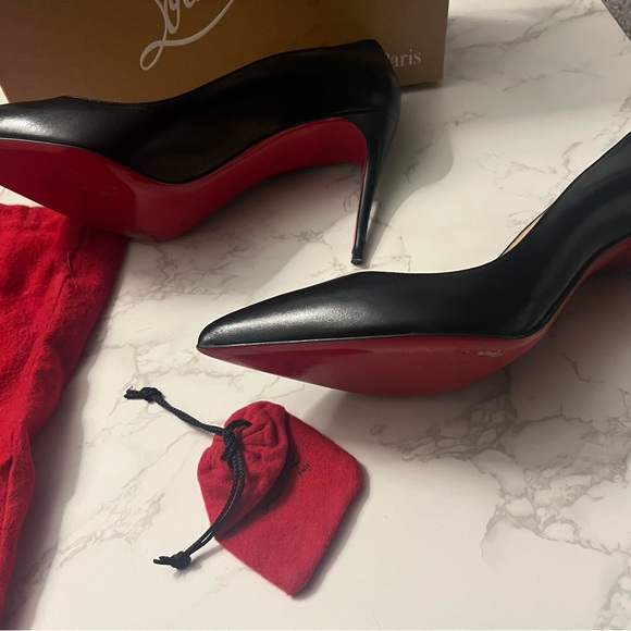 Black Christian Loubouton Heels! - Picture 5 of 6